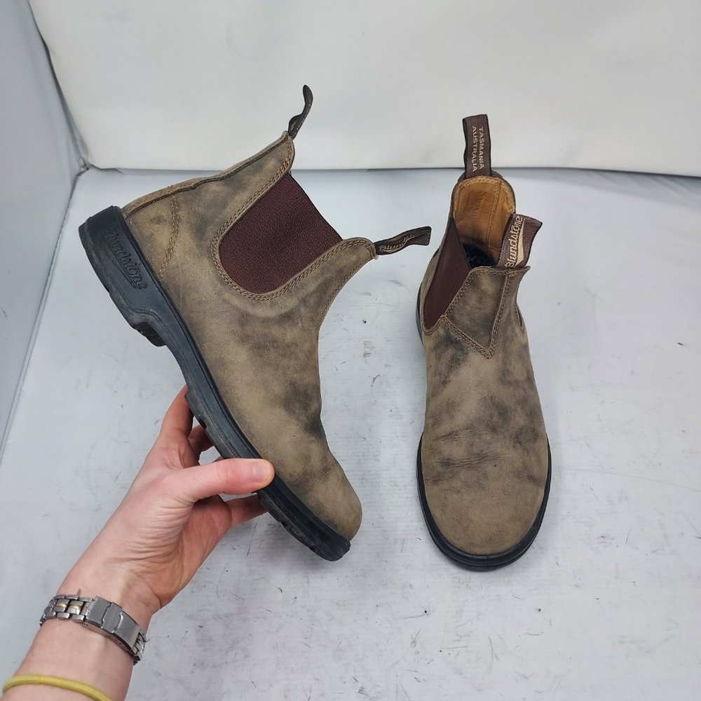 Blundstone Chelsea Rustic Brown Boot #584